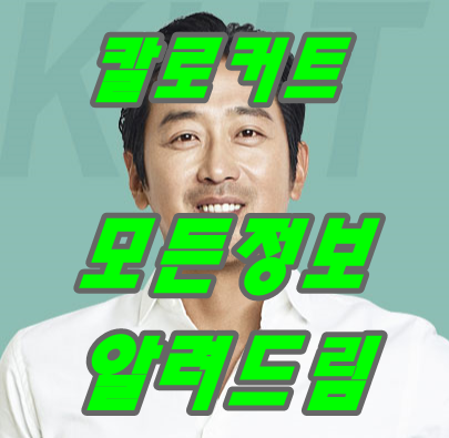  칼로커트 리얼 효과 확인 