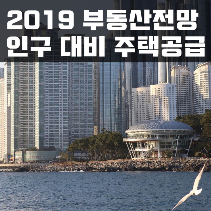  2019 부동산 전망 (인구/가구 수 대비 주택공급량)