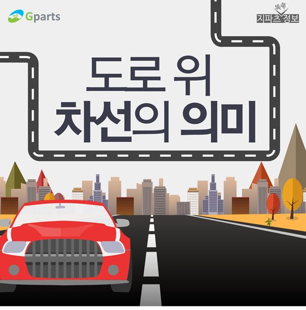  차선의 종류와 의미