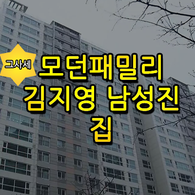  모던패밀리 김지영 남성진 집과 아들 공개
