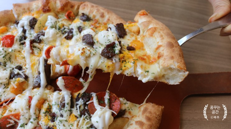 청계천 피자 미스터피자 신메뉴 치즈블라썸스테이크 먹은날!