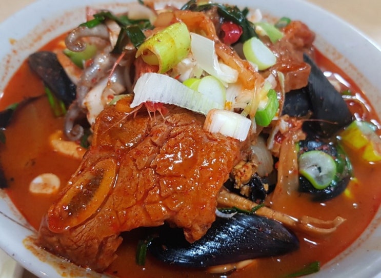  해물갈비짬뽕 원조 맛집 무주 천마루