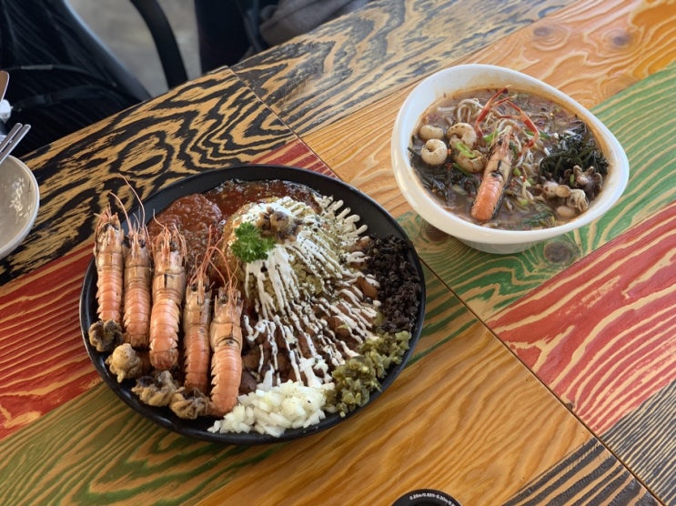  우도맛집추천 타코밤! 제주 해물라면은 여기가 최고~