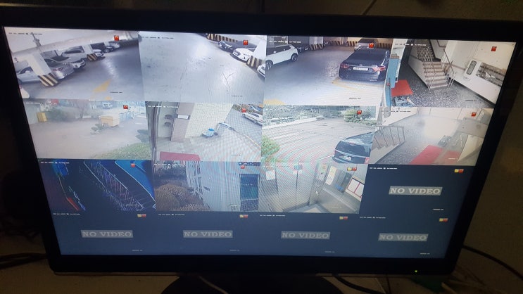  군산 엘리베이터 내부 cctv 설치 작업 하이크비전 210만화소 카메라 설치