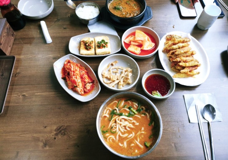  대전 대청마루 추어칼국수 깔끔하게 먹어봤어요