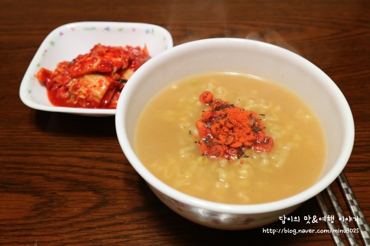  삼양 튀김칼국수 쫄깃한 칼국수라면
