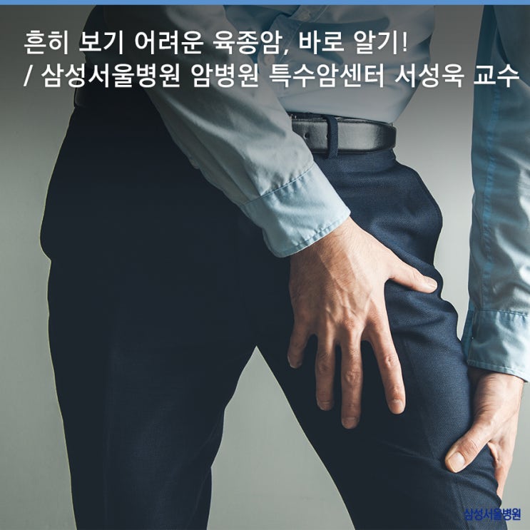  흔히 보기 어려운 육종암, 바로 알기!/ 삼성서울병원 암병원 특수암센터 서성욱 교수