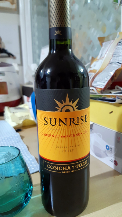 오늘의 와인 <SUNRISE cabernet sauvignon 2017> 오늘의 와인 <SUNRISE cabernet sauvignon 2017>