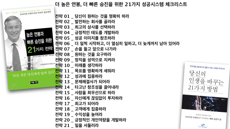  자기관리-21가지 커리어 성공전략