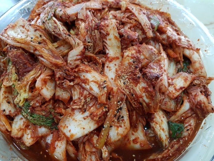 불꽃식당(불꽃반찬) 3월 김치류               전주 맛집=송천동 맛집