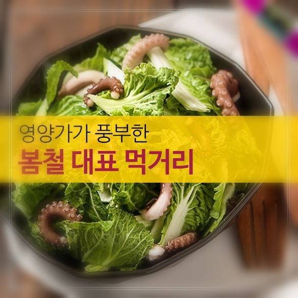  영양가가 풍부한 봄철 대표 먹거리