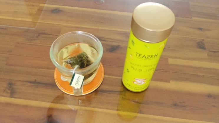  티젠 달콤한 청포도향 머스캣 그린티