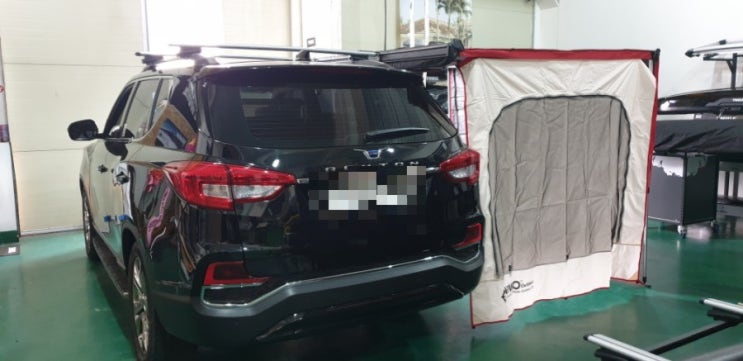  인천 루마카 차량용 어닝 차박캠핑용 렉스턴 G4에 툴레가로바와 궁합 최고