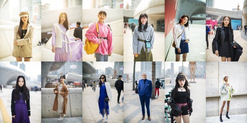 서울패션위크 2019 스트릿 스냅사진