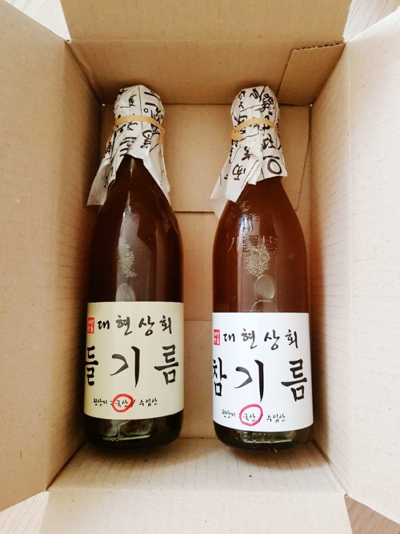 [NO광고] 대현상회 참기름 들기름 선물 세트