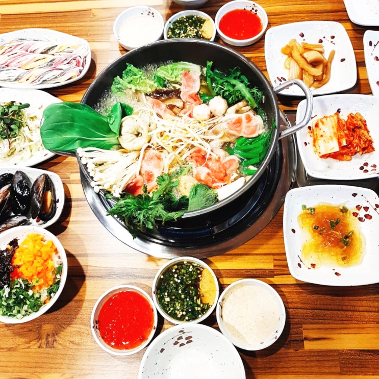  제주시 삼도 돼지고기샤브샤브맛집 10%할인Tip!