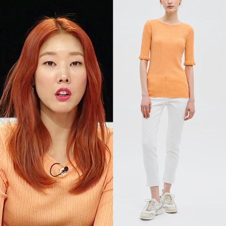  연애의 참견2 모델 한혜진 여성 니트 티
