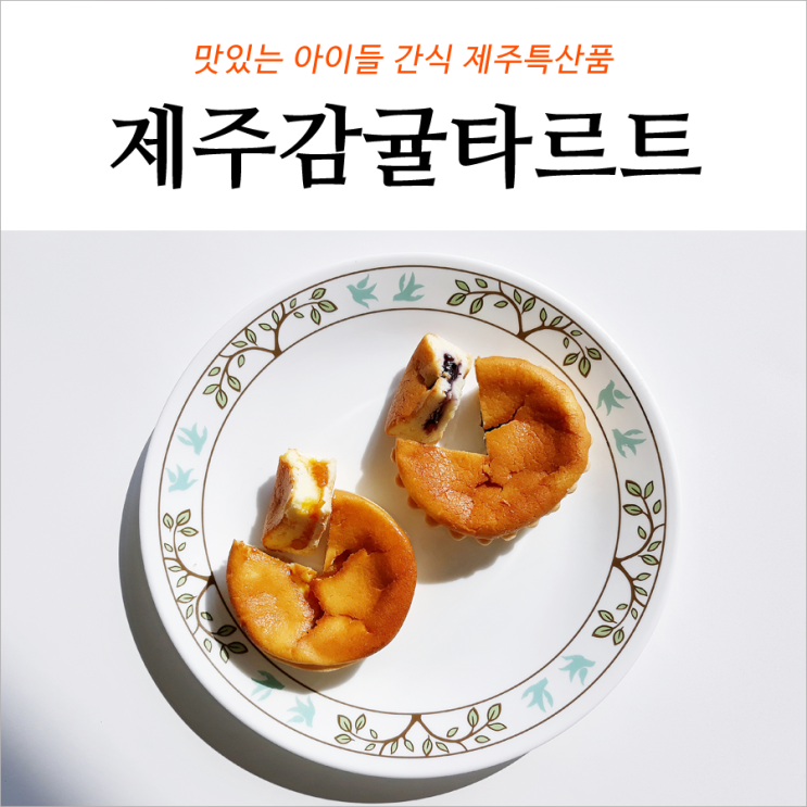  제주감귤타르트 파이 제주특산품 베베두지