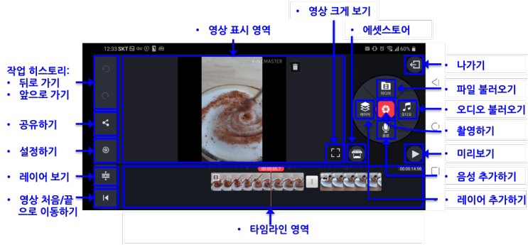 무료 동영상 편집 프로그램 어플, KineMater 키네마스터 소개 및 사용방법