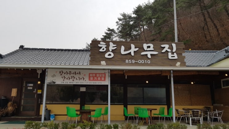  안동맛집 향나무집 들깨수제비