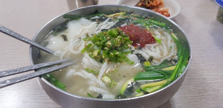 서울 중곡동 신성시장 맛집:할머니손칼국수