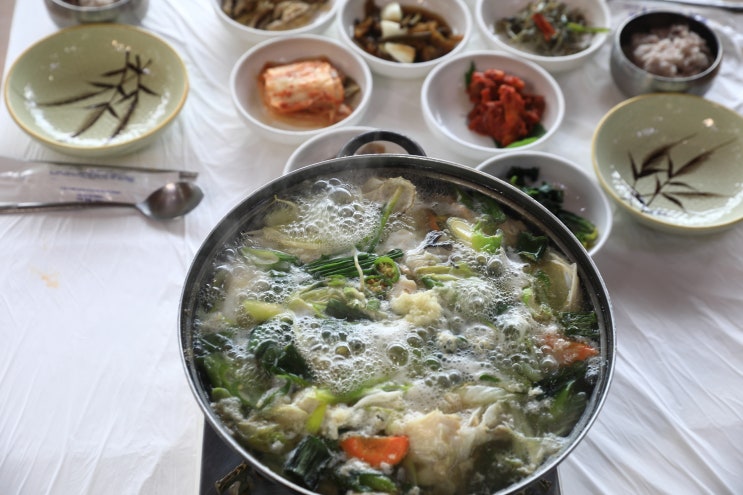  양양쏠비치맛집 산호회식당 시원한 물곰탕 끝내줍니다!