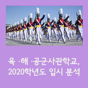  육 ·해 ·공군사관학교, 2020학년도 입시 분석