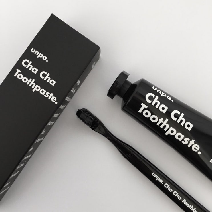 언파 차차치약 Cha Cha Toothpaste : 블랙치약, 검은치약 후기