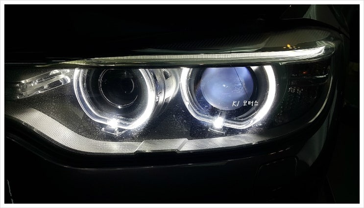  BMW428i 제논헤드라이트 점등불량 벌브교환.부천 디젤차관리전문점 K1모터스