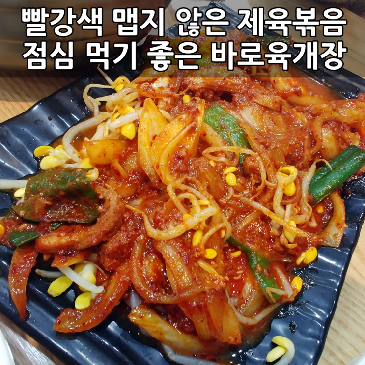 충남 계룡 엄사리 불쇼 제육볶음과 육개장이 맛있는 바로육개장 식사후기 - Review