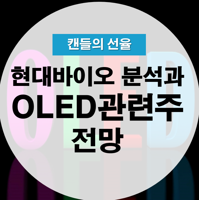  현대바이오 분석과 OLED관련주 전망