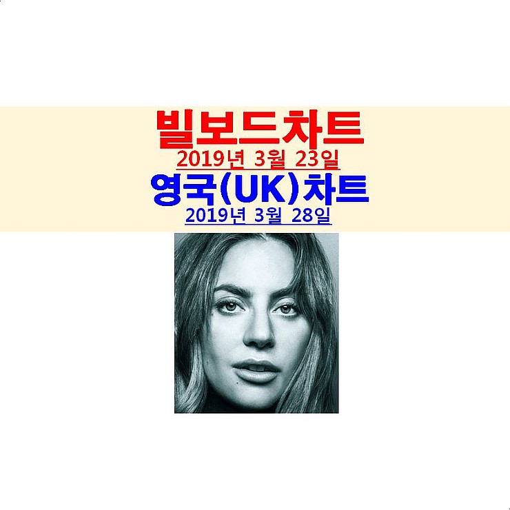 빌보드차트분석 2019년3월23일::레이디 가가=48살짜리 새남친 제레미 레너?, 전남친은 50살