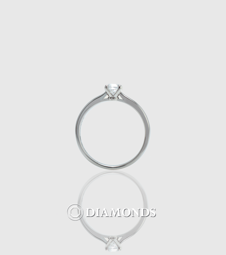 다이아몬드 반지 - 솔리테어 링, 0.3ct, 4 Prong