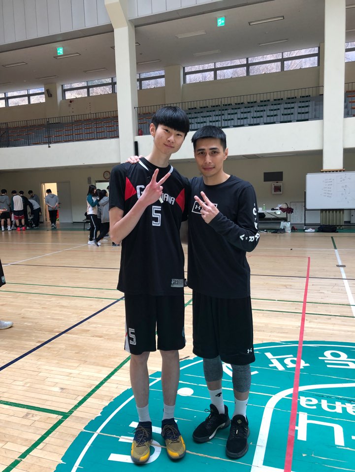  주희정 코치님(감독님)/고려대 소속 김형진 선수와 농구하기