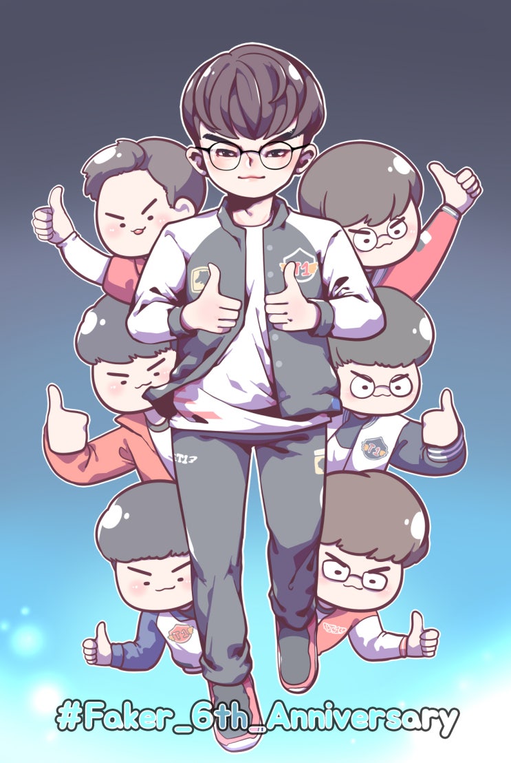 #Faker_6th_Anniversary 페이커 선수님 6주년 팬아트!!@@ (+과정) #Faker_6th_Anniversary 페이커 선수님 6주년 팬아트!!@@ (+과정)