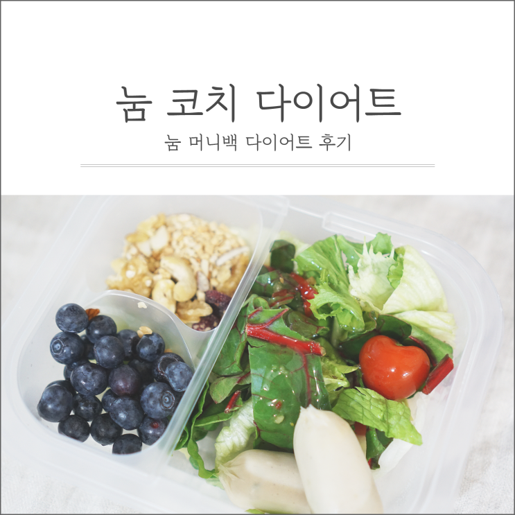  눔 코치 후기 :: 식단조절과 운동 & 머니백까지!
