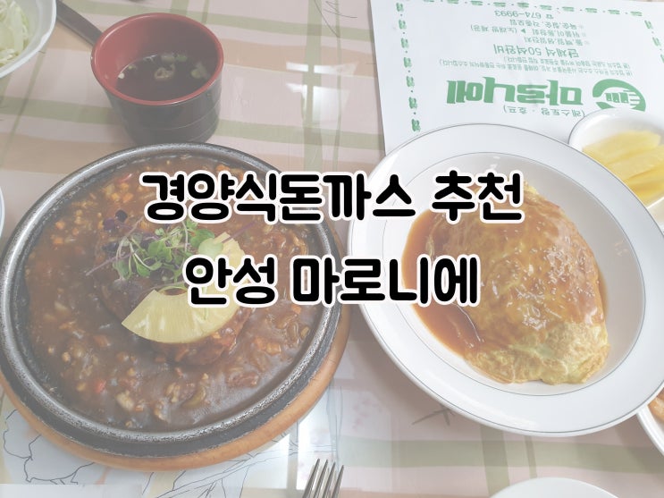  맛있는녀석들 맛집 안성 마로니에 경양식돈까스