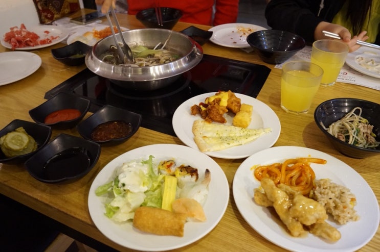  대구칠곡샤브샤브맛집 무한리필뷔페 샤브연 초밥,치킨,피자까지 다 있네