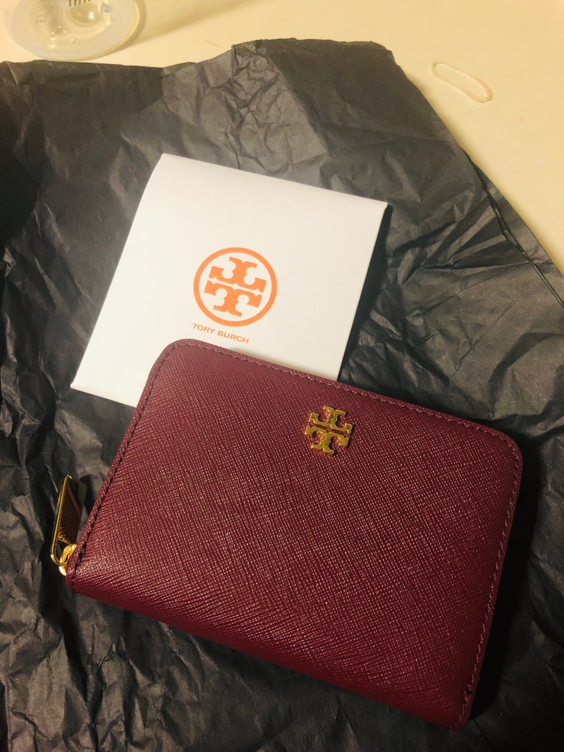 20대 여자 카드지갑 추천 :: 미국 아울렛 선물 꿀! 수납공간 많은 토리버치 동전 카드지갑 : 네이버 블로그