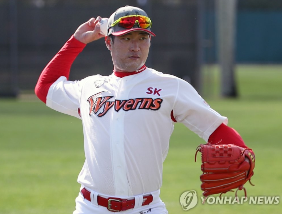  sk 하재훈 투수 첫경기 위력투(281) 기대가 큼!