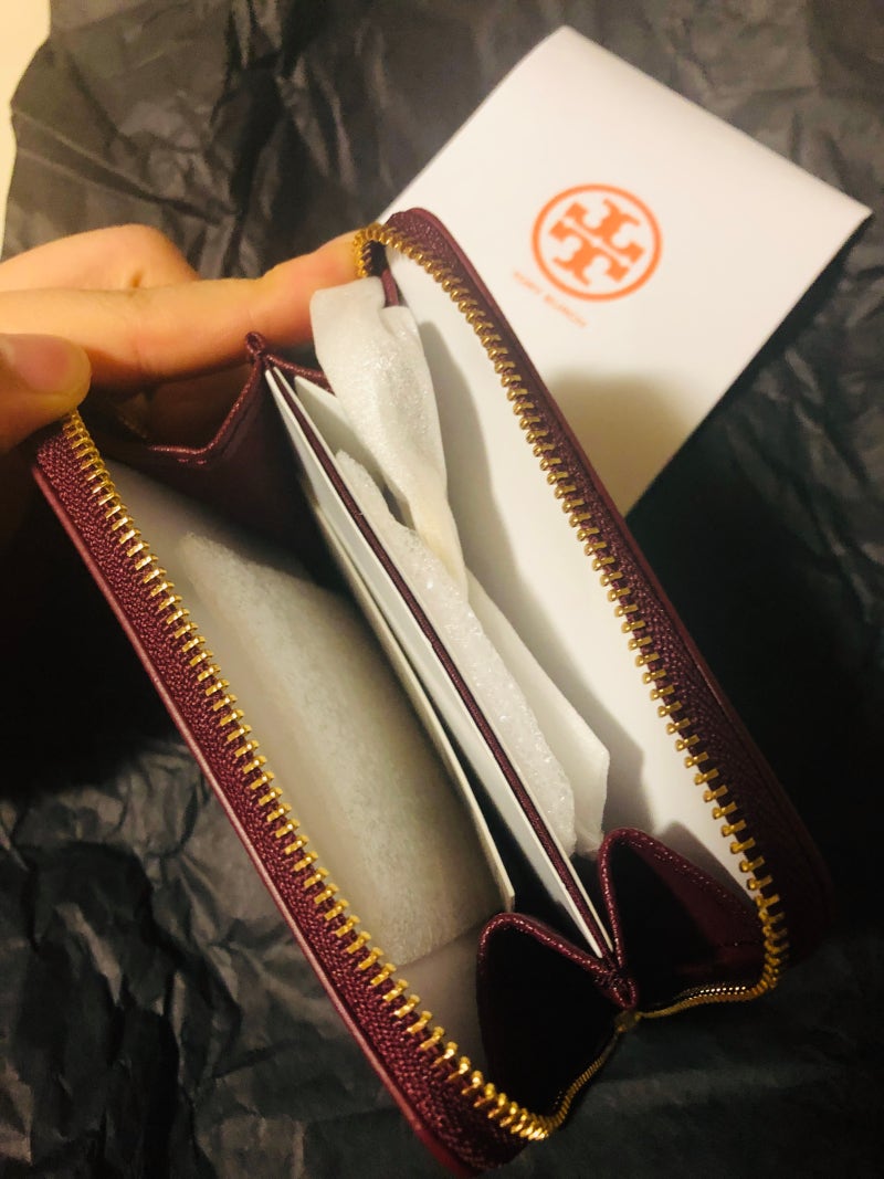 20대 여자 카드지갑 추천 :: 미국 아울렛 선물 꿀! 수납공간 많은 토리버치 동전 카드지갑 : 네이버 블로그