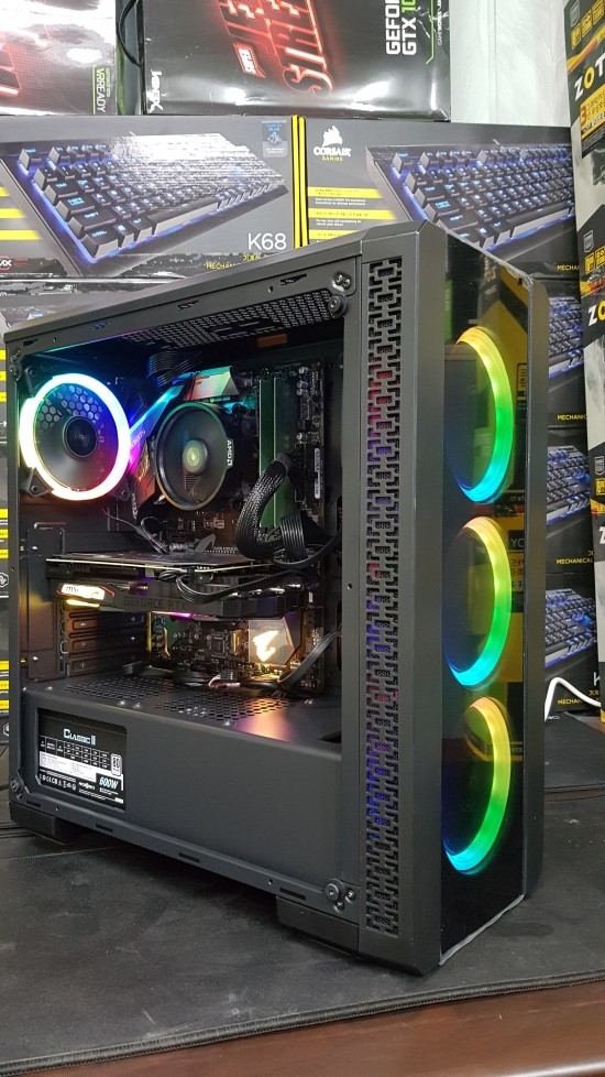  청주 운천동컴퓨터상설할인매장 컴퓨터조립 라이젠5 2600 RTX 2060 게임용PC