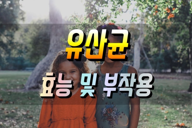  장건강을 지키는 프로바이오틱스 유산균 효능 알아보기 부작용 포함