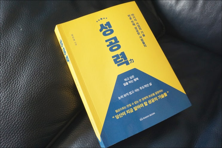  자기개발도서 추천성공력:마흔 전에 성공한 사람들의 16가지 사업의 기술
