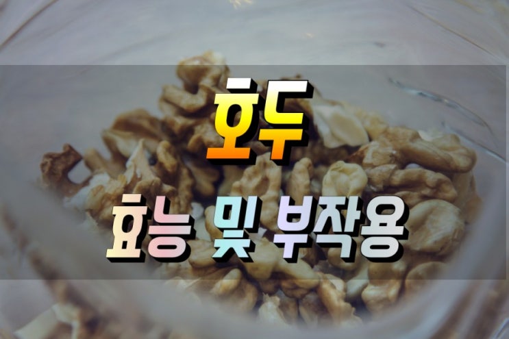  불포화지방산을 많이 함유한 호두 효능과 부작용 심층분석