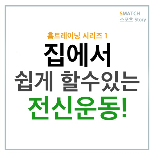  집에서 할수있는 전신운동!