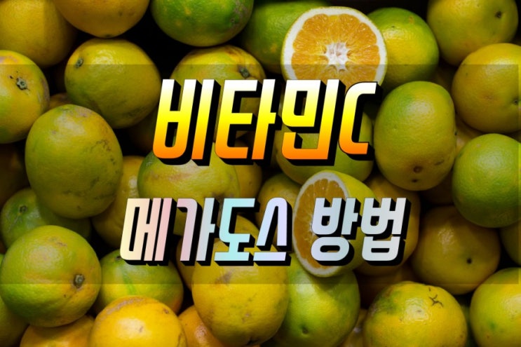  비타민C 메가도스 효능 및 부작용 (일일 섭취량, 먹는법)