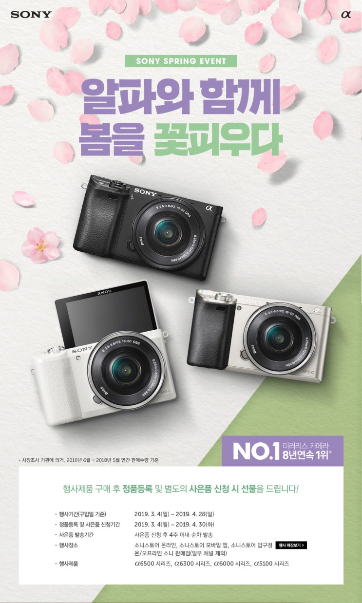  소니 A6000 정품 등록 이벤트