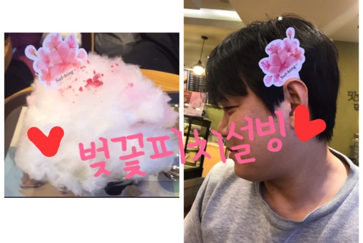  설빙 신메뉴 벚꽃피치설빙 봄이오는 맛 빙수 추천