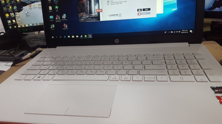 익산 노트북  HP 15-db1001AU  라이젠 5 3500u 노트북 ssd 장착 및 셋팅